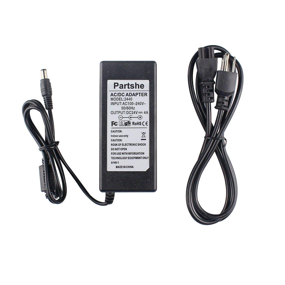 24V 4A AC Adapter Power Supply for Zebra ZP550 ZP450 GX420d GK420d